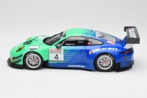 Porsche 911 991.2 GT3 R #4 Falken Motorsports J. Bergmeister / M. Ragginger VLN Westfalenfahrt 2017 Minichamps 1:18 155176904 - nuotrauka 3 iš 6
