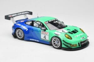 Porsche 911 991.2 GT3 R #4 Falken Motorsports J. Bergmeister / M. Ragginger VLN Westfalenfahrt 2017 Minichamps 1:18 155176904 - nuotrauka 4 iš 6