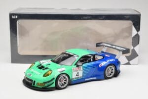 Porsche 911 991.2 GT3 R #4 Falken Motorsports J. Bergmeister / M. Ragginger VLN Westfalenfahrt 2017 Minichamps 1:18 155176904 - nuotrauka 6 iš 6