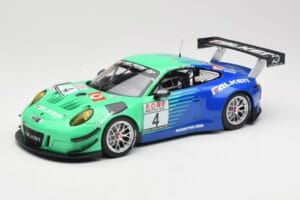 Porsche 911 991.2 GT3 R #4 Falken K. Bachler / M. Ragginger VLN Winner Round 6 2018 Minichamps 1:18 153186994 Metalas