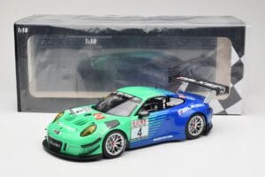 Porsche 911 991.2 GT3 R #4 Falken K. Bachler / M. Ragginger VLN Winner Round 6 2018 Minichamps 1:18 153186994 Metalas - nuotrauka 6 iš 6