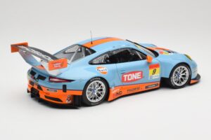 Porsche 911 991.2 GT3 R Pacific Gulf Racing #9 J. Lammers / K. Miura Super GT 300 Series 2017 Minichamps 1:18 155176909 Metal - nuotrauka 2 iš 6