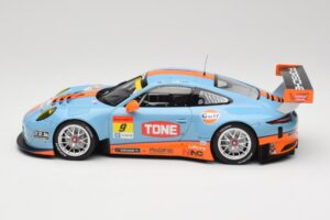 Porsche 911 991.2 GT3 R Pacific Gulf Racing #9 J. Lammers / K. Miura Super GT 300 Series 2017 Minichamps 1:18 155176909 Metal - nuotrauka 3 iš 6