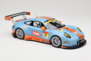 Porsche 911 991.2 GT3 R Pacific Gulf Racing #9 J. Lammers / K. Miura Super GT 300 Series 2017 Minichamps 1:18 155176909 Metal - nuotrauka 4 iš 6