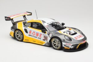 Porsche 911 991.2 GT3 R Rowe Racing #98 N. Muller / R. Dumas / M. Jaminet 24 Hours of Spa 2019 Minichamps 1:18 155196098 Meta - nuotrauka 4 iš 6