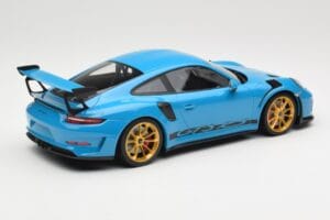 Porsche 911 991.2 GT3 RS Mėlynas su Auksiniais Ratais Minichamps 1:18 155068222 Metalas - nuotrauka 2 iš 6