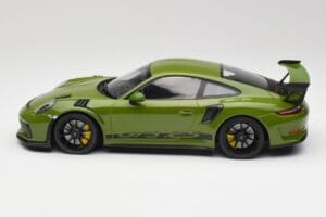 Porsche 911 991.2 GT3 RS Lizard Žalias Su Juodais Ratais Minichamps 1:18 155068233 Metalas - nuotrauka 3 iš 6