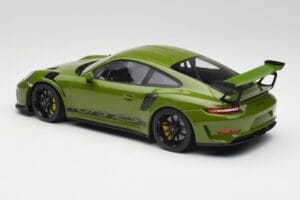 Porsche 911 991.2 GT3 RS Lizard Žalias Su Juodais Ratais Minichamps 1:18 155068233 Metalas - nuotrauka 5 iš 6