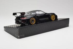 Porsche 911 991.2 GT3 RS Manthey Racing Juodas Minichamps 1:18 MR-911-GT3RS-1803 Metalas - nuotrauka 3 iš 6
