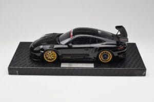 Porsche 911 991.2 GT3 RS Manthey Racing Juodas Minichamps 1:18 MR-911-GT3RS-1803 Metalas