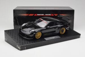 Porsche 911 991.2 GT3 RS Manthey Racing Juodas Minichamps 1:18 MR-911-GT3RS-1803 Metalas - nuotrauka 6 iš 6