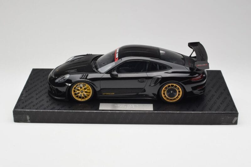 Porsche 911 991.2 GT3 RS Manthey Racing Juodas Minichamps 1:18 MR-911-GT3RS-1803 Metalas
