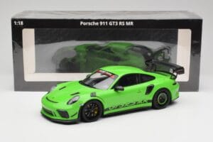 Porsche 911 991.2 GT3 RS Manthey Racing Racing Žalias Minichamps 1:18 MR-911-GT3RS-1802 Metalas - nuotrauka 6 iš 6