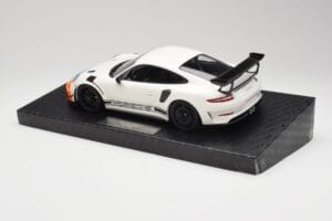 Porsche 911 991.2 GT3 RS Manthey Racing Baltas & Mėlynas & Oranžinis Minichamps 1:18 MR-911-GT3RS-1805 Metalas - nuotrauka 5 iš 6