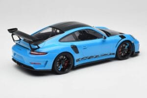 Porsche 911 991.2 GT3 RS Miami Mėlynas Weissach Package & Juodi Magnio Ratai Minichamps 1:18 153068231 Metalas - nuotrauka 2 iš 6