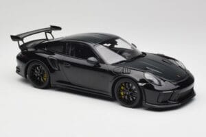 Porsche 911 991.2 GT3 RS Weissach Package Juodas & Juodi Ratai Minichamps 1:18 153068228 Metalas - nuotrauka 4 iš 6