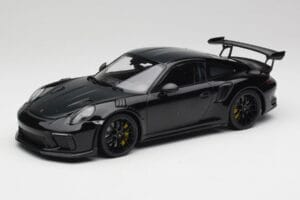 Porsche 911 991.2 GT3 RS Weissach Package Juodas & Juodi Ratai Minichamps 1:18 153068228 Metalas