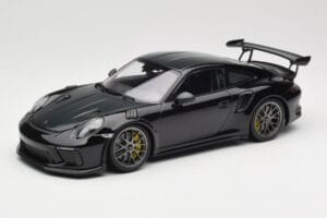 Porsche 911 991.2 GT3 RS Weissach Package Juodas Sidabriniai Magnio Ratlankiai Minichamps 1:18 153068229 Metalas