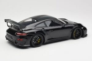 Porsche 911 991.2 GT3 RS Weissach Package Juodas Su Juodais Ratais Minichamps 1:18 153068321 Metalas - nuotrauka 2 iš 6