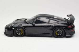 Porsche 911 991.2 GT3 RS Weissach Package Juodas Su Juodais Ratais Minichamps 1:18 153068321 Metalas - nuotrauka 3 iš 6