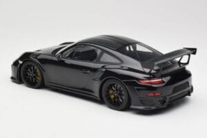 Porsche 911 991.2 GT3 RS Weissach Package Juodas Su Juodais Ratais Minichamps 1:18 153068321 Metalas - nuotrauka 5 iš 6