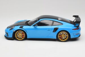 Porsche 911 991.2 GT3 RS Weissach Package Mėlynas & Auksiniai Ratai Minichamps 1:18 153068232 Metalas - nuotrauka 3 iš 6