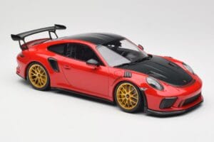 Porsche 911 991.2 GT3 RS Weissach Package Guards Red Auksiniai Magnio Ratlankiai Minichamps 1:18 153068236 Metalas - nuotrauka 4 iš 6
