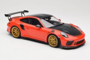 Porsche 911 991.2 GT3 RS Weissach Package Lava Orange Auksiniai Magnio Ratlankiai Minichamps 1:18 153068227 Metalas - nuotrauka 4 iš 6