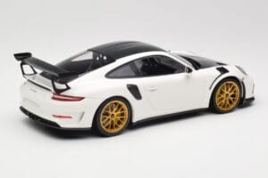 Porsche 911 991.2 GT3 RS Weissach Package Baltas Auksiniai Magnio Ratlankiai Minichamps 1:18 153068238 Metalas - nuotrauka 2 iš 6