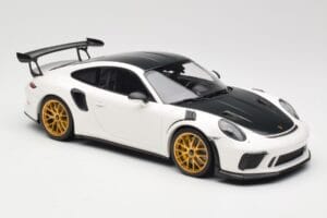 Porsche 911 991.2 GT3 RS Weissach Package Baltas Auksiniai Magnio Ratlankiai Minichamps 1:18 153068238 Metalas - nuotrauka 4 iš 6