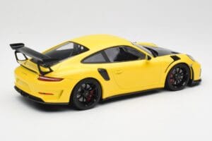 Porsche 911 991.2 GT3 RS Geltonas su Juodais Ratais Minichamps 1:18 155068231 Metalas - nuotrauka 2 iš 6