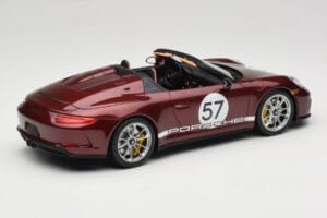 Porsche 911 991.2 Speedster Heritage Edition Cherry Metallic GT Spirit 1:18 GT929 Derva - nuotrauka 2 iš 6