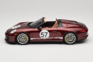 Porsche 911 991.2 Speedster Heritage Edition Cherry Metallic GT Spirit 1:18 GT929 Derva - nuotrauka 3 iš 6