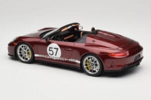 Porsche 911 991.2 Speedster Heritage Edition Cherry Metallic GT Spirit 1:18 GT929 Derva - nuotrauka 5 iš 6