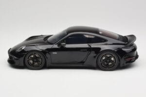 Porsche 911 992 Brabus 900 Rocket-R Obsidian Black GT Spirit 1:18 GT502 Derva - nuotrauka 3 iš 6