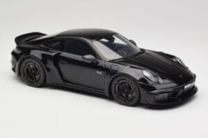 Porsche 911 992 Brabus 900 Rocket-R Obsidian Black GT Spirit 1:18 GT502 Derva - nuotrauka 4 iš 6