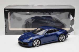 Porsche 911 992 Carrera 4S Blue Metallic Minichamps 1:18 153067327 Metalas - nuotrauka 6 iš 6