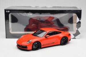 Porsche 911 992 Carrera 4S Lava Oranžinis Minichamps 1:18 155067327 Metalas - nuotrauka 6 iš 6