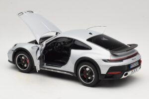 Porsche 911 992 Dakar Ice Grey Metallic Norev 1:18 187242 Metalas - nuotrauka 5 iš 8