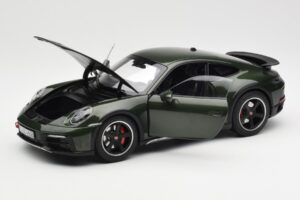 Porsche 911 992 Dakar Oak Žalias Metalinis Norev 1:18 187241 Metalas - nuotrauka 2 iš 9