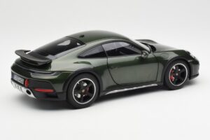 Porsche 911 992 Dakar Oak Žalias Metalinis Norev 1:18 187241 Metalas - nuotrauka 3 iš 9