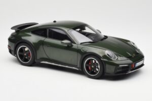 Porsche 911 992 Dakar Oak Žalias Metalinis Norev 1:18 187241 Metalas - nuotrauka 7 iš 9