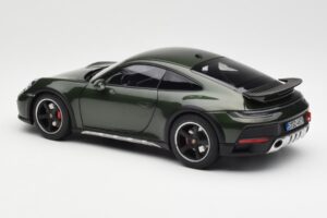 Porsche 911 992 Dakar Oak Žalias Metalinis Norev 1:18 187241 Metalas - nuotrauka 8 iš 9