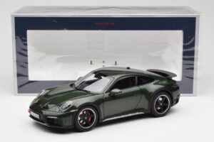 Porsche 911 992 Dakar Oak Žalias Metalinis Norev 1:18 187241 Metalas - nuotrauka 9 iš 9