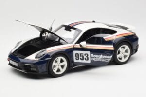 Porsche 911 992 Dakar Rough Roads Norev 1:18 187240 Metalas - nuotrauka 2 iš 9