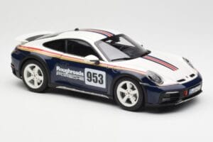 Porsche 911 992 Dakar Rough Roads Norev 1:18 187240 Metalas - nuotrauka 7 iš 9