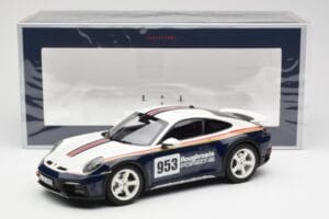 Porsche 911 992 Dakar Rough Roads Norev 1:18 187240 Metalas - nuotrauka 9 iš 9