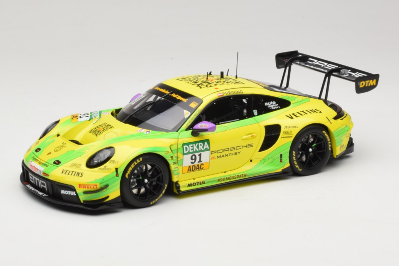 Porsche 911 GT3 R #91 T. Preining Manthey EMA DTM Hockenheim Champion 2023 Minichamps 1:18 MG-M-911-DTM-n91-23-1801 Metalas