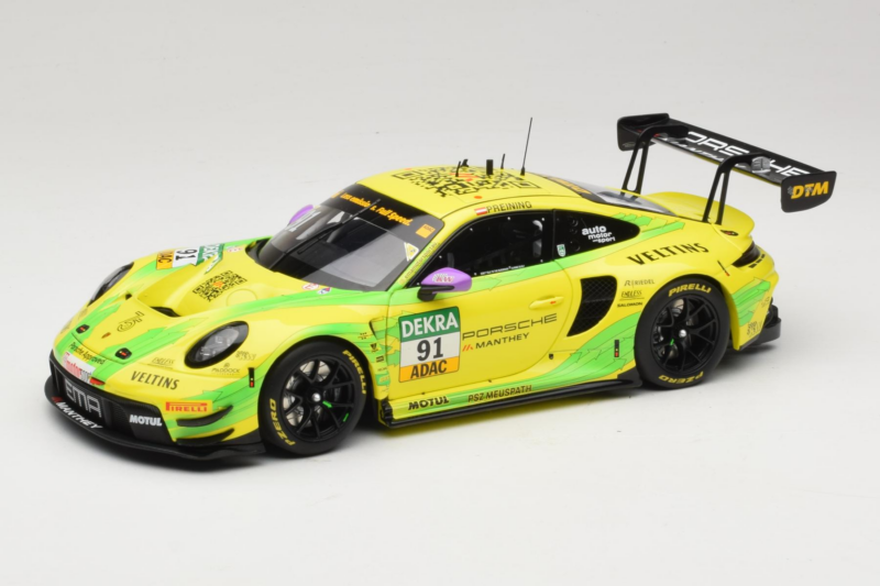 Porsche 911 GT3 R #91 T. Preining Manthey EMA DTM Norisring Winner 2023 Minichamps 1:18 MG-M-911-DTM-n91-23-1802 Metalas