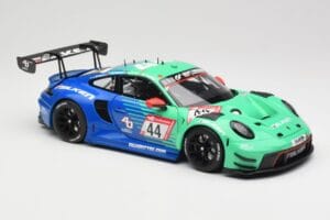 Porsche 911 992 GT3 R Falken #44 D. Eriksson / T. Heinemann 24 Hours of Nurburgring 2023 Minichamps 1:18 113236344 Metalas - nuotrauka 6 iš 8